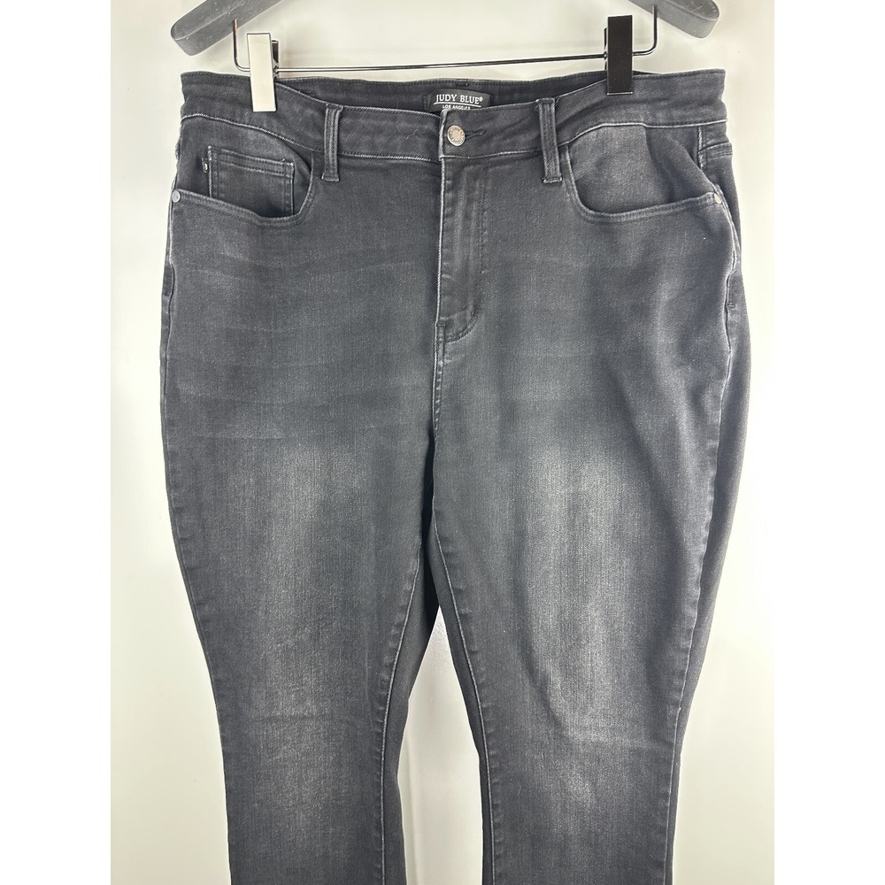 Judy Blue High Rise Skinny Black Denim Jeans Jb88450 Women's Plus Size 20W 20 - Picture 3 of 14